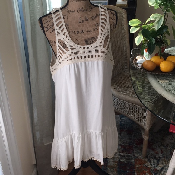 Solitaire Swim Dresses & Skirts - Solitaire Swim M High Low Dress🌸🌺😊☀️
